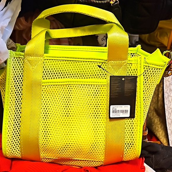 NWT FOREVER 21 MESH TOTE BAG - Picture 3 of 7